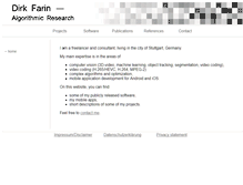 Tablet Screenshot of dirk-farin.net